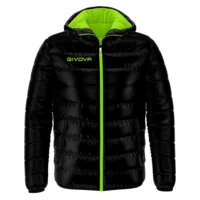 Geaca Givova Olanda, Negru / Verde Fluo