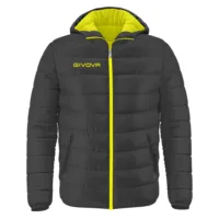 Geaca Givova Olanda, Gri inchis / Galben Fluo