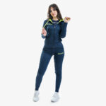 Trening dama Givova Lady, Bleumarin / Galben Fluo - imagine 2