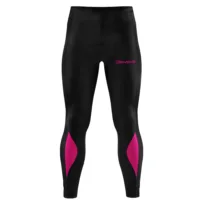 Pantaloni lungi Givova Running, Negru / Fuxia