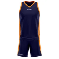 Kit baschet Givova Power, Bleumarin / Portocaliu