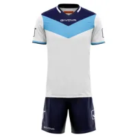 Kit echipament sportiv copii Givova Campo - Blu/Albastru Sky
