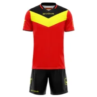 Kit echipament sportiv Givova Campo - Rosu/Galben