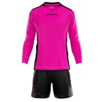 Set echipament portar fotbal Givova Hyguana, Fuxia / Negru