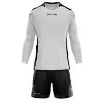 Set echipament portar fotbal Givova Hyguana, Gri / Negru