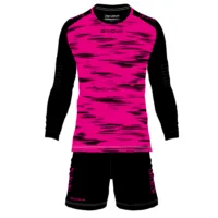 Set echipament portar fotbal Givova Difesa, Fuxia / Negru