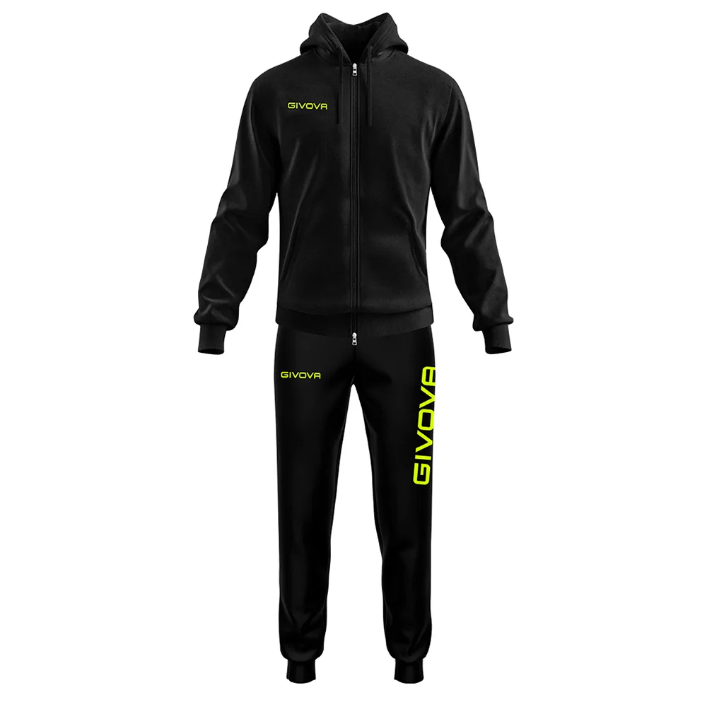 Trening Givova King, Negru / Verde Fluo - imagine 1
