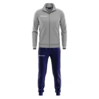 Trening Givova Scuola Terry, Gri deschis / Bleumarin