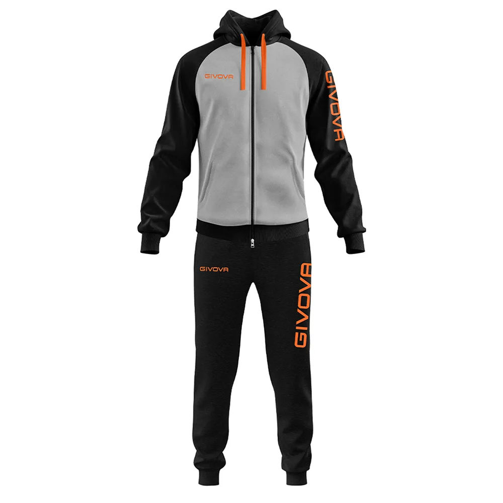 Trening Givova Super King, Gri deschis / Portocaliu Fluo - imagine 1