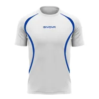 Tricou Givova Running, Alb / Albastru Royal