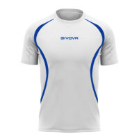 Tricou Givova Running, Alb / Albastru Royal