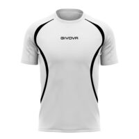 Tricou Givova Running, Alb / Negru
