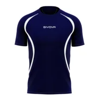 Tricou Givova Running, Bleumarin / Alb
