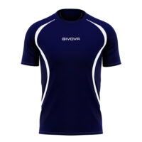 Tricou Givova Running, Bleumarin / Alb