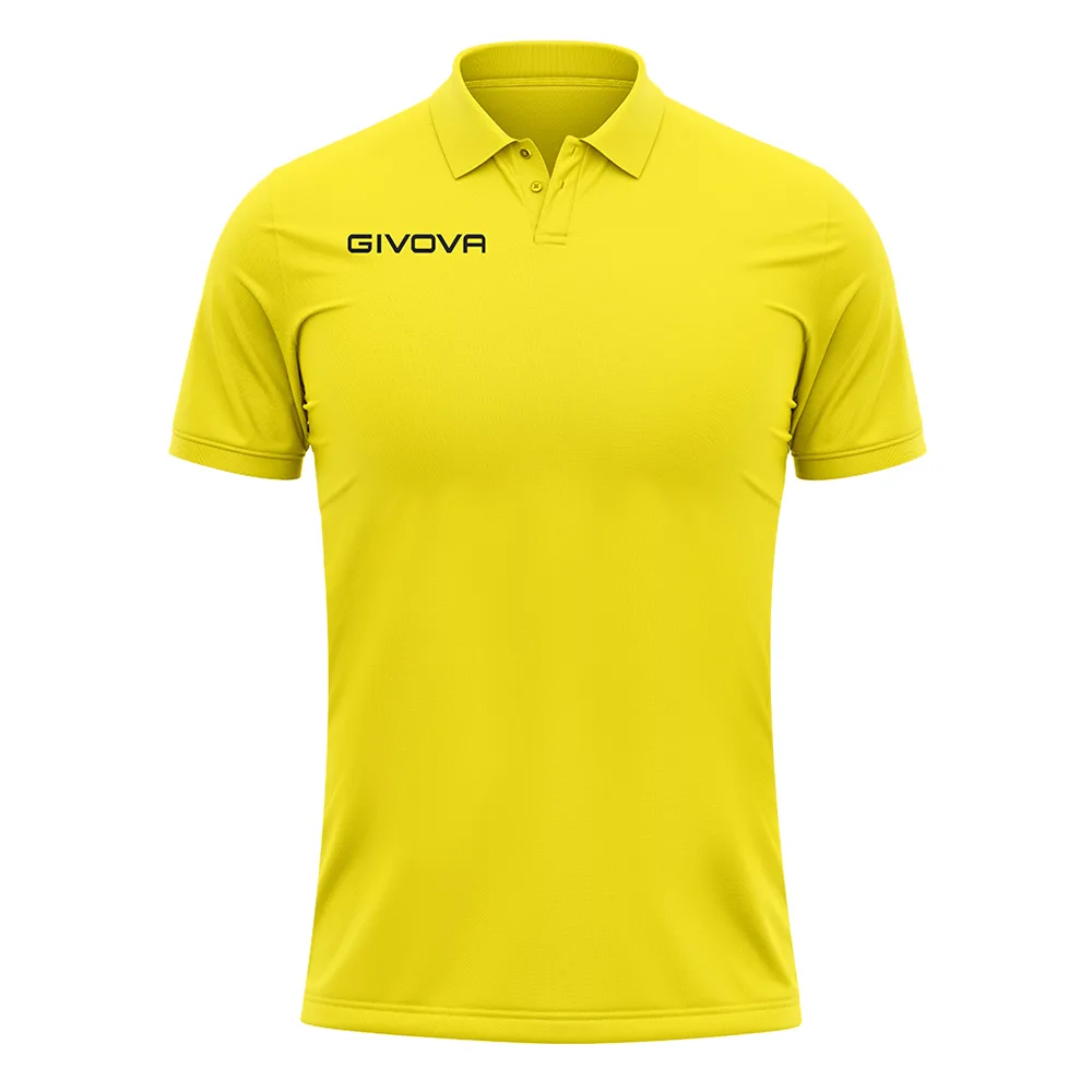 Tricou polo Givova Summer, Galben - imagine 1