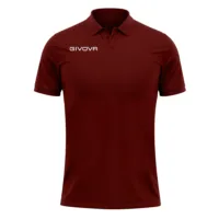 Tricou polo Givova Summer, Visiniu
