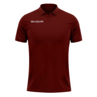 Tricou polo Givova Summer, Visiniu