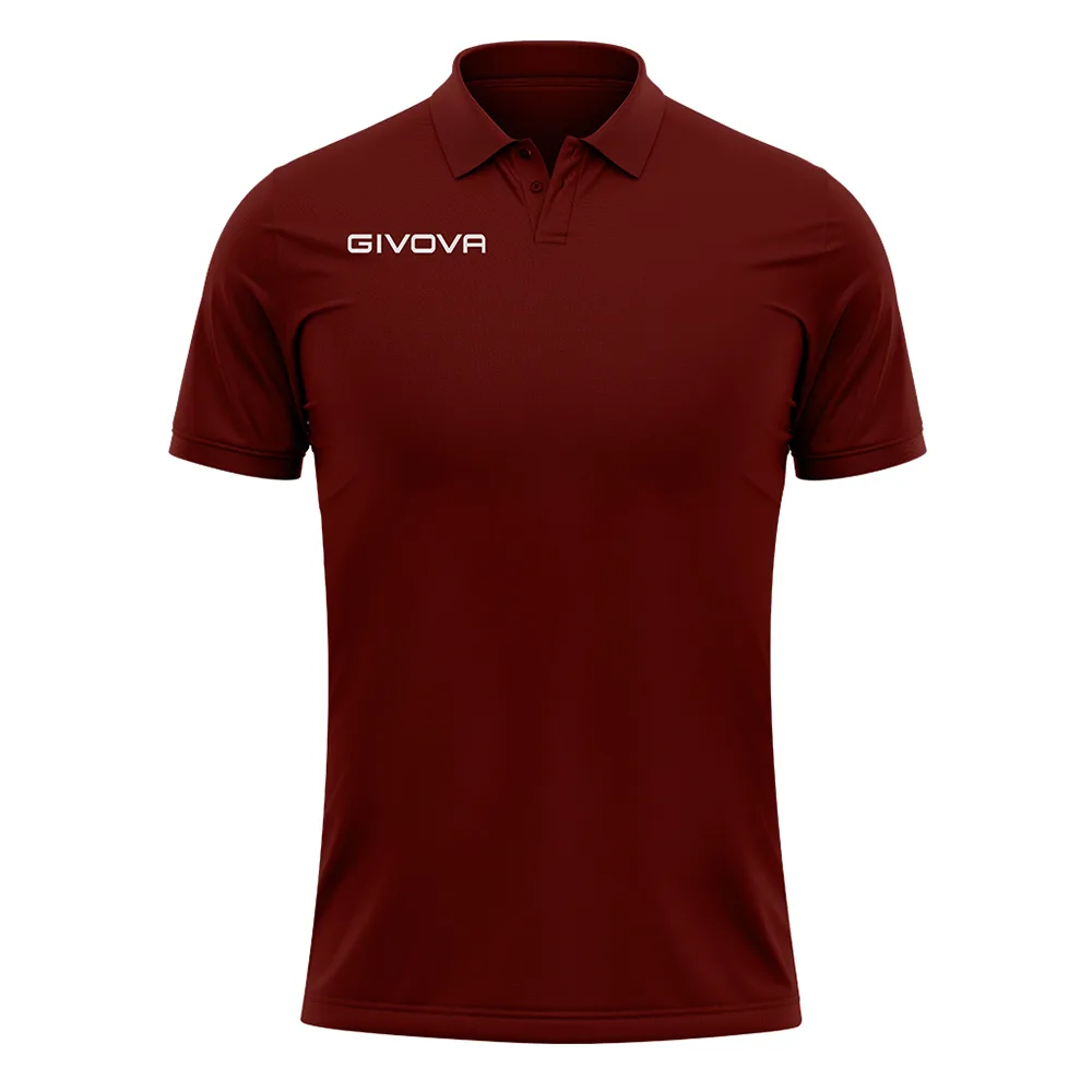 Tricou polo Givova Summer, Visiniu - imagine 1