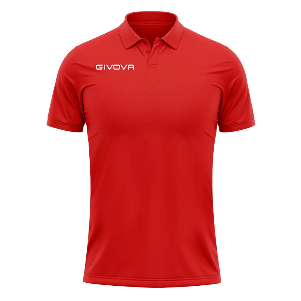 Tricou polo Givova Summer, Rosu - imagine 1