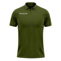 Tricou polo Givova Summer, Verde Militar