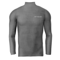 Bluza elastica Givova Corpus 3 Lupetto, Gri inchis