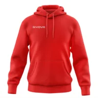 Hanorac Givova Felpa Cappuccio New, Rosu