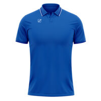 Tricou polo Givova Action, Albastru Royal / Alb