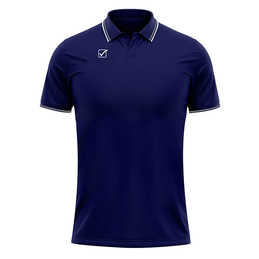 Tricou polo Givova Action, Bleumarin / Alb - imagine 1