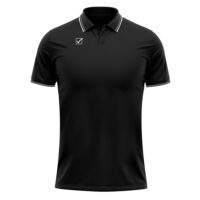 Tricou polo Givova Action, Negru / Alb