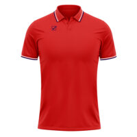 Tricou polo Givova Action, Rosu / Bleumarin