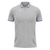 Tricou polo Givova Action, Gri deschis / Alb