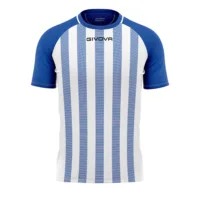 Tricou sport Givova Tratto, Albastru Royal / Alb