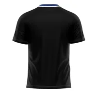 Tricou sport Givova Tratto, Negru / Albastru Royal - imagine 2