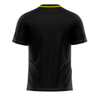 Tricou sport Givova Tratto, Negru / Galben - imagine 2