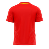 Tricou sport Givova Tratto, Rosu / Galben - imagine 2