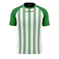 Tricou sport Givova Tratto, Verde / Alb
