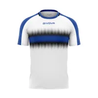Tricou sport Givova Radio, Albastru Royal / Negru