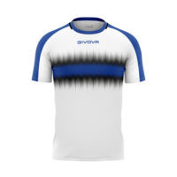 Tricou sport Givova Radio, Albastru Royal / Negru