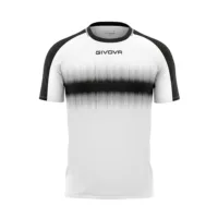 Tricou sport Givova Radio, Alb / Negru