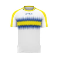Tricou sport Givova Radio, Galben / Albastru Royal