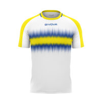Tricou sport Givova Radio, Galben / Albastru Royal