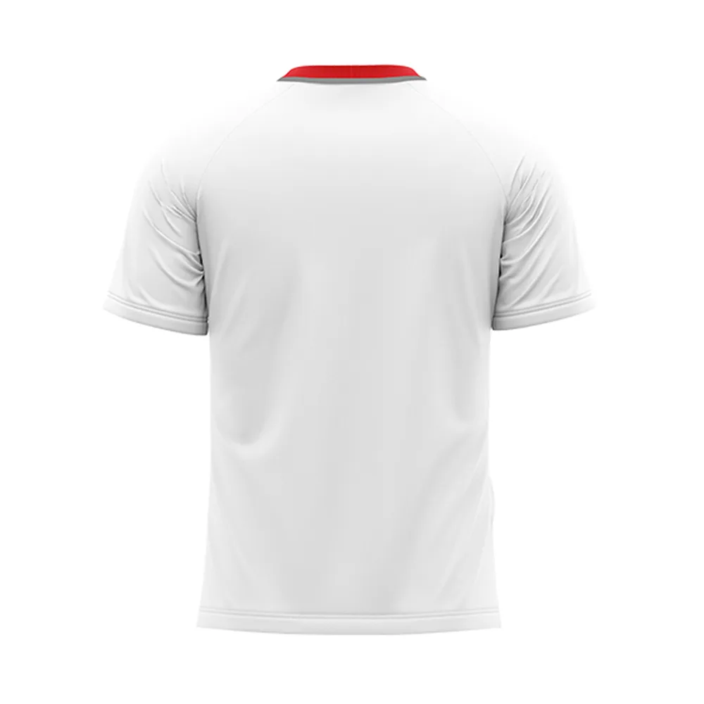 Tricou sport Givova Radio, Rosu / Alb - imagine 2