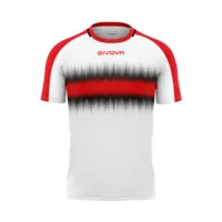 Tricou sport Givova Radio, Rosu / Negru