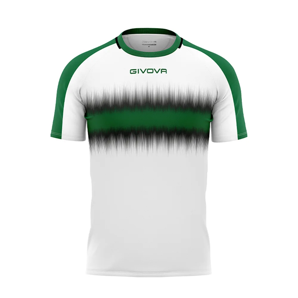 Tricou sport Givova Radio, Verde / Negru - imagine 1