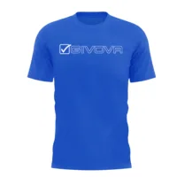 Tricou Givova Mondo, Albastru Royal / Alb