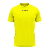 Tricou sport Givova One, Galben Fluo