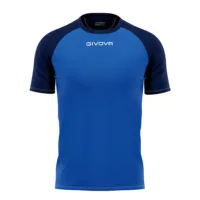Tricou sport Givova Capo, Albastru Royal / Bleumarin