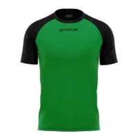 Tricou sport Givova Capo, Verde / Negru
