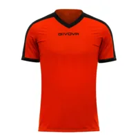 Tricou sport Givova Revolution, Portocaliu / Negru
