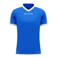 Tricou sport Givova Revolution, Albastru Royal / Alb